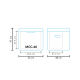 Frigorifero a compressione MCC-40 DC