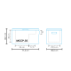 Frigorifero a compressore MCCP-35 AC/DC