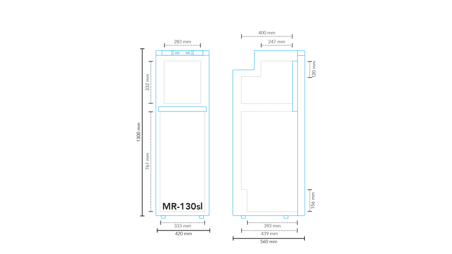 Frigorifero a compressore MR-130sl