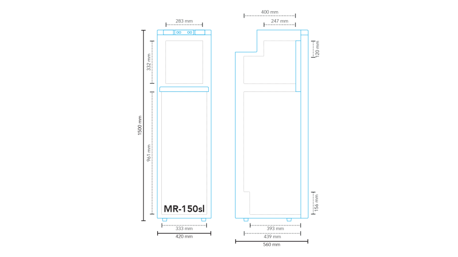 Frigorifero a compressore MR-150sl