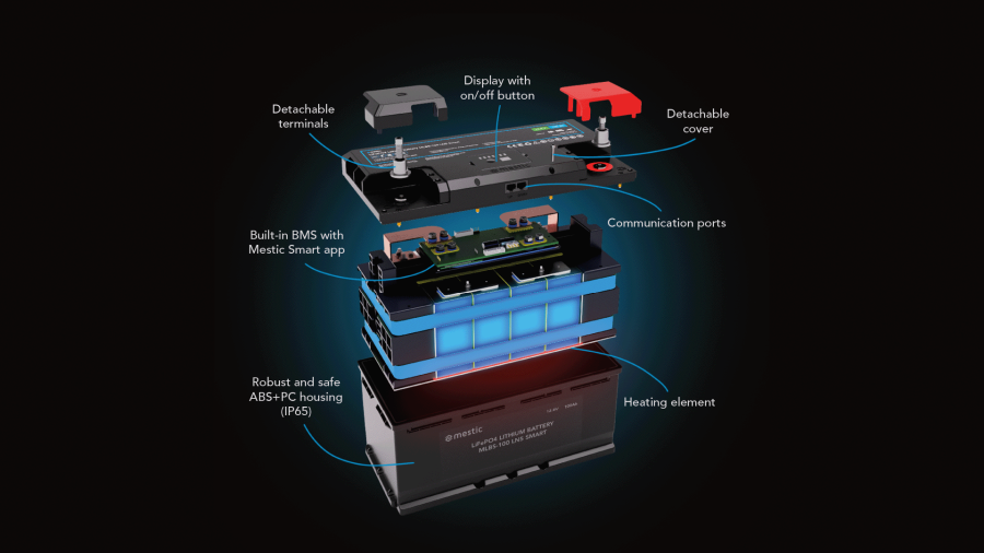 Batteria al litio MLBS-100 LN5 smart