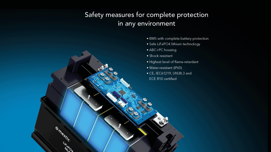 Batteria al litio MLBS-100 LN5 smart