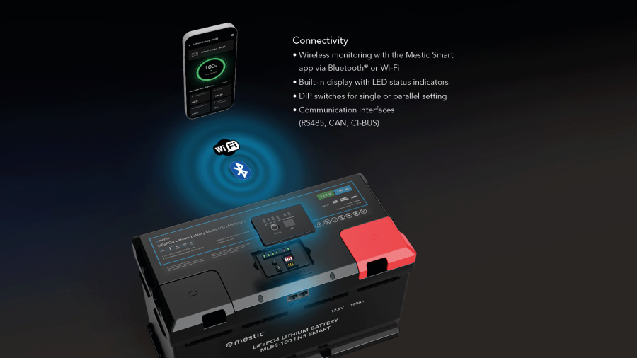 Batteria al litio MLBS-150 LN5 smart