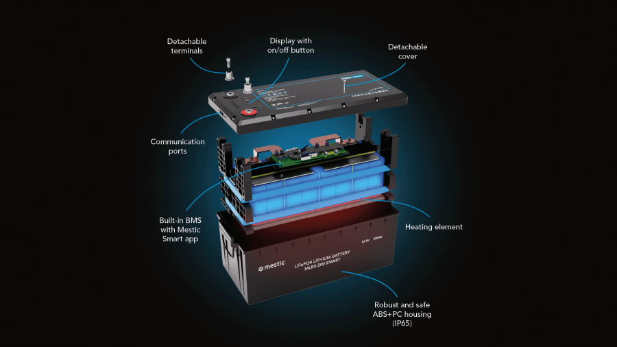 Batteria al litio MLBS-200 smart