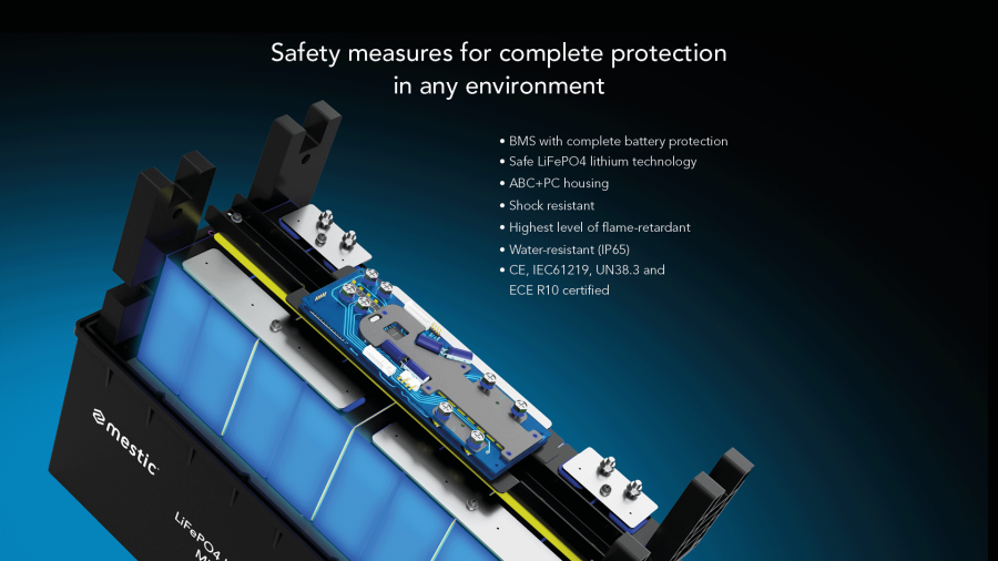 Batteria al litio MLBS-300 smart