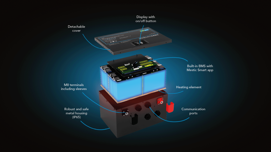 Batteria al litio MLBS-200mc smart