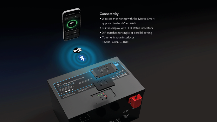 Batteria al litio MLBS-200mc smart