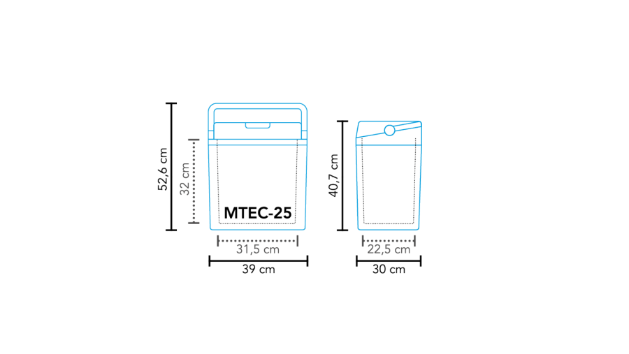 Frigorifero termoelettrico MTEC-25 AC/DC