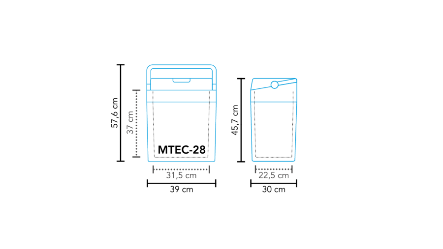 Frigorifero termoelettrico MTEC-28 AC/DC