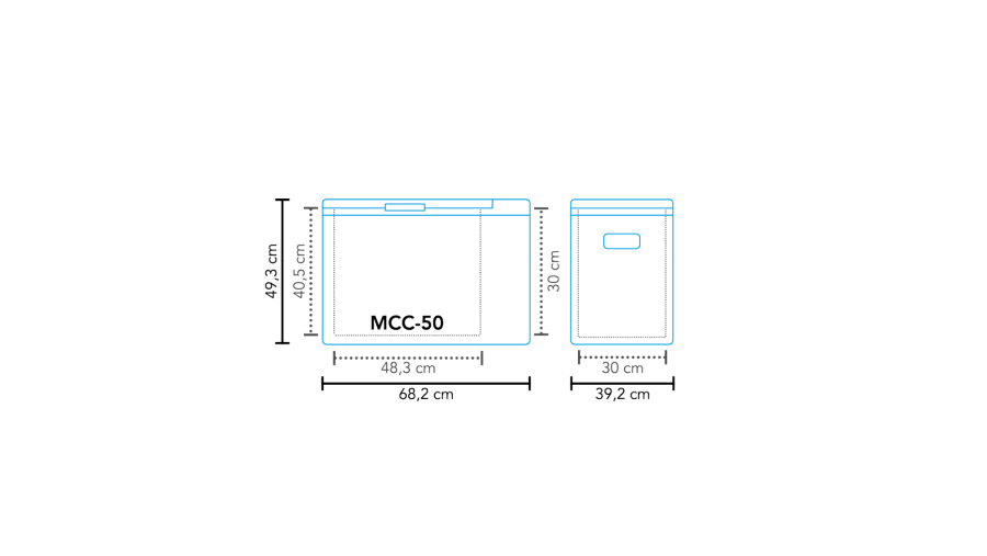 Raffreddatore per compressori MCC-50 AC/DC