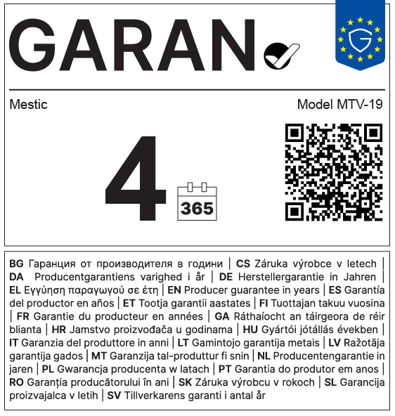 Televisione smart android MTV-19
